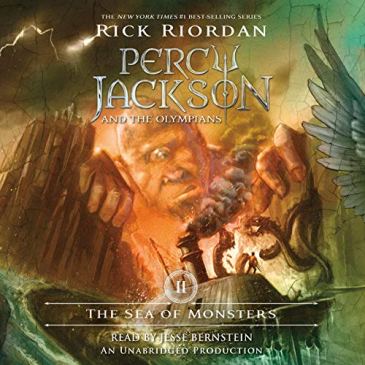 Cover for The Sea of Monsters by Rick Riordan